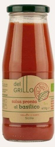 Del Grillo - Salsa Pronto al Basilico Siccagno Biologico 410g